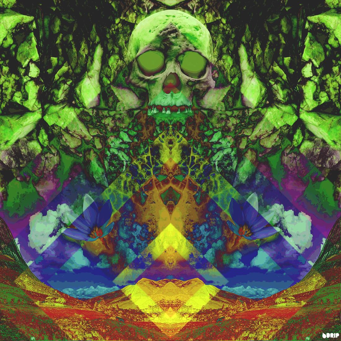 Skulls — original illustration by Joe Hickey